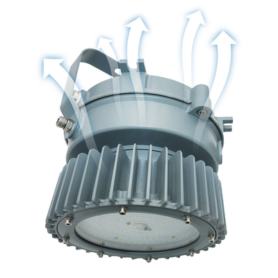 IP66 Patlama Korumalı LED Yüksek Bay Işıkları 20-200W Kimya Endüstrisi Benzin İstasyonu